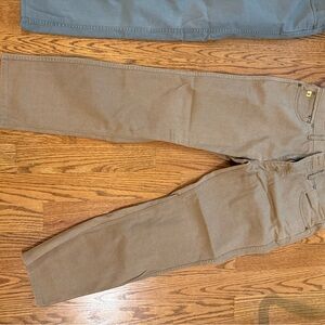 Brown Straight-Leg Pants